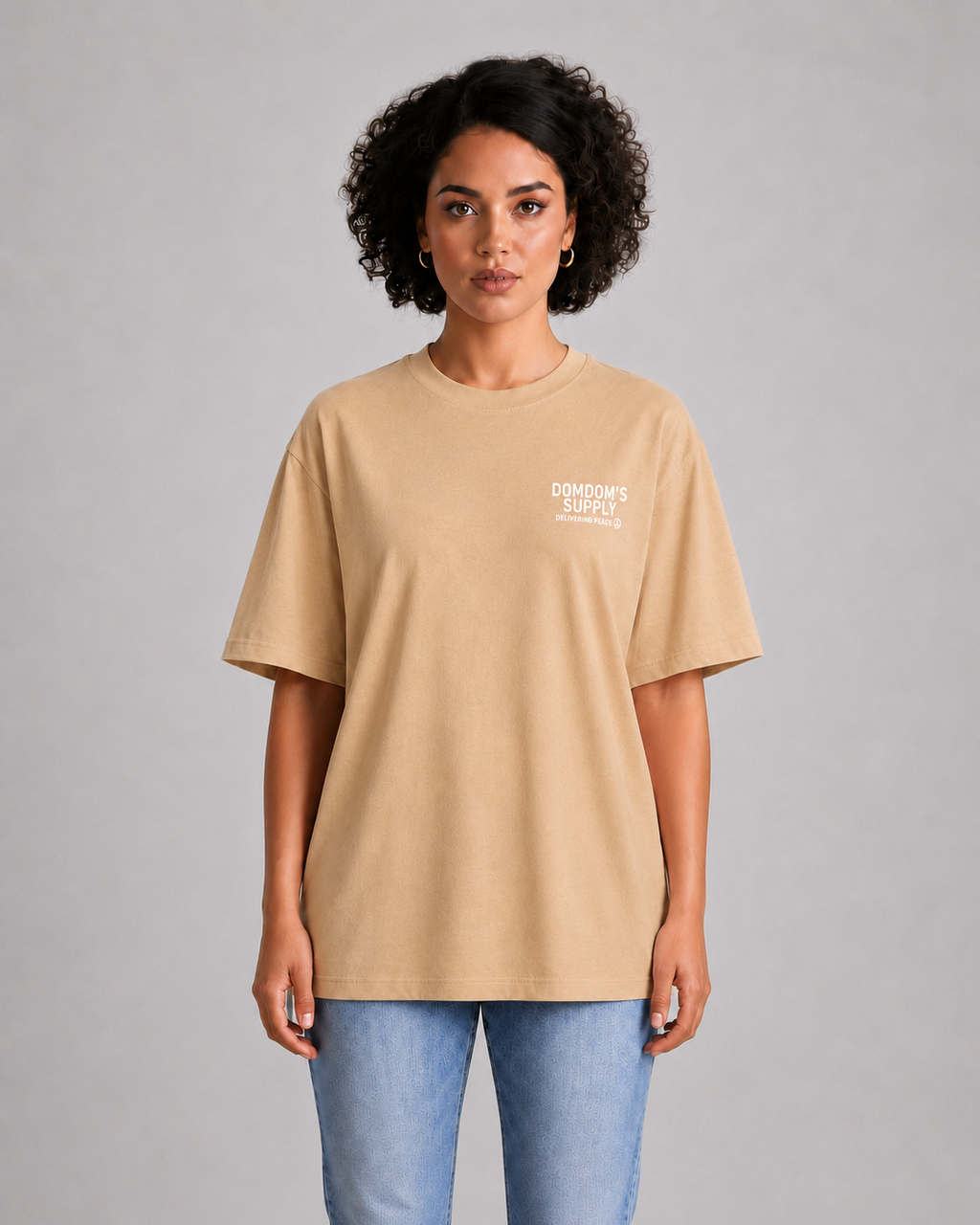 DomDom’s Supply Ultra Heavy T-Shirt - Delivering Peace