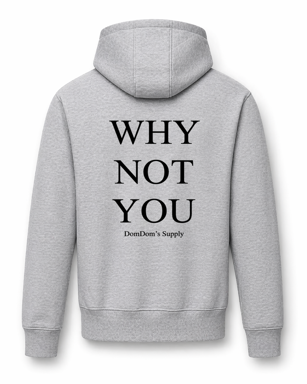 DomDom’s Supply Heavyweight Hoodie -  Why Not You