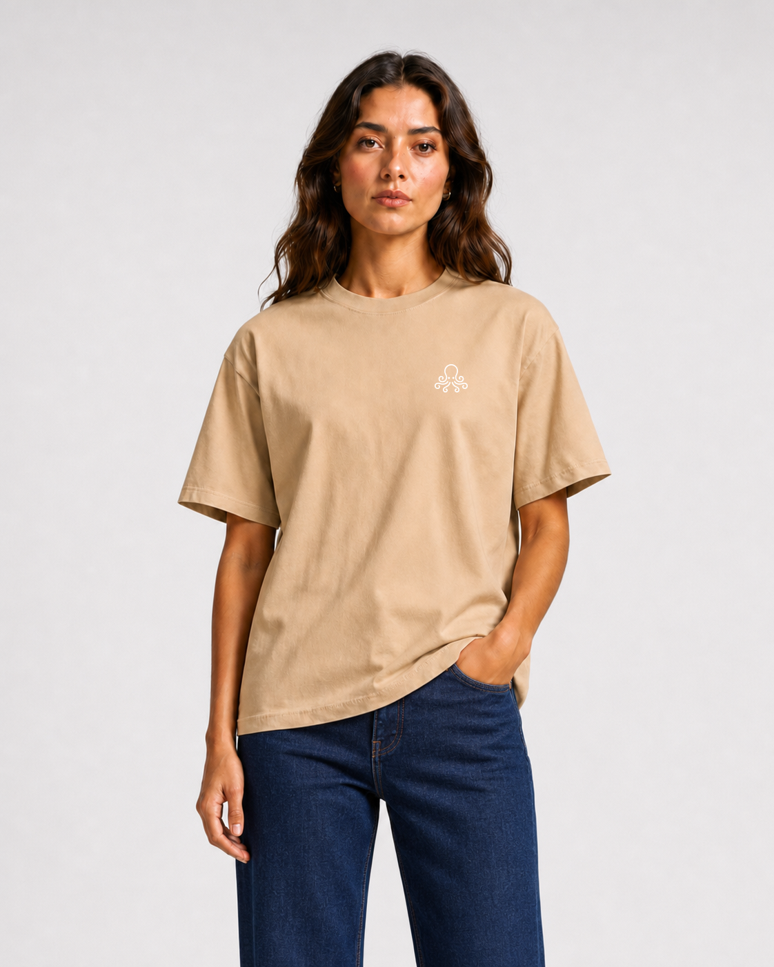 DomDom’s Supply Ultra Heavy T-Shirt - Land & Water Octopus